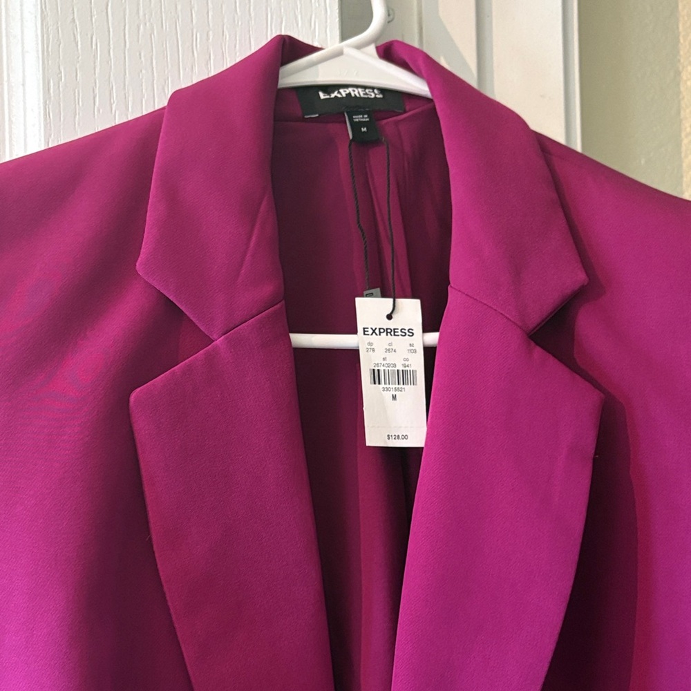 Express Women's Fuchsia Blazer